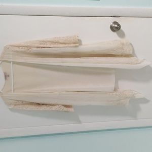 Lacey cream cardigan